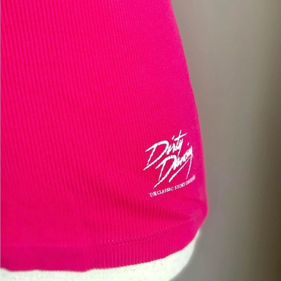 Women’s Dirty Dancing “This Is My Dance Space” Pink Tank Top- Size XXL - Picture 2 of 4